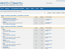 Tablet Screenshot of forum.openoffice.cz