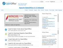 Tablet Screenshot of de.openoffice.org