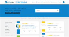 Desktop Screenshot of extensions.openoffice.org