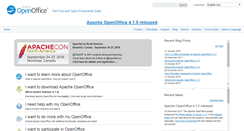 Desktop Screenshot of documentation.openoffice.org